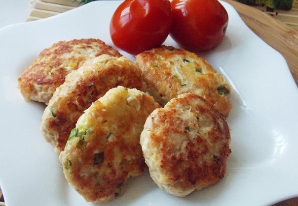 Котлеты из индейки с сыром