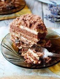 "Шоколадный торт со сметанным кремом" "Шоколадный торт со сметанным кремом"