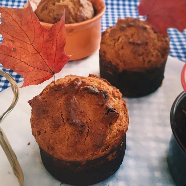 Морковные маффины с курагой и апельсиновой цедрой