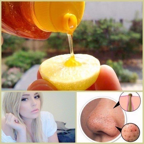 Лимонная маска от черных точек