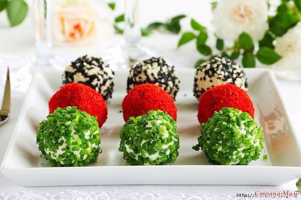Топ 8 супер закусок в виде шариков.