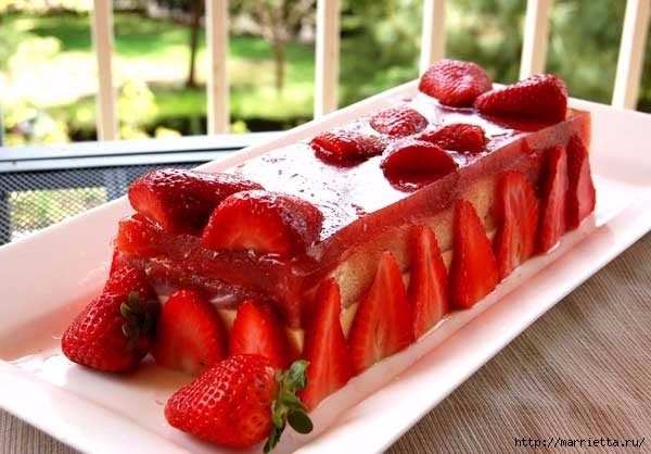 КЛУБНИЧНЫЙ ДЕСЕРТ. РЕЦЕПТ