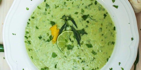 ЗЕЛЁНЫЙ ГАСПАЧО ИЗ АВОКАДО