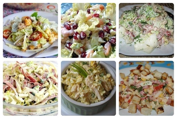 6 рецептов с пекинской капустой!