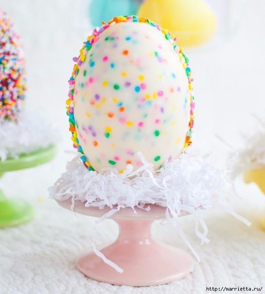 БЕЛЫЕ И МРАМОРНЫЕ ШОКОЛАДНЫЕ ПАСХАЛЬНЫЕ ЯЙЦА. РЕЦЕПТ