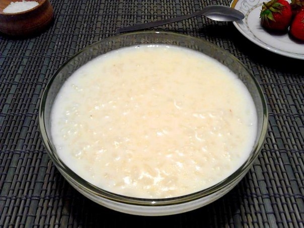 Молочный суп с рисом