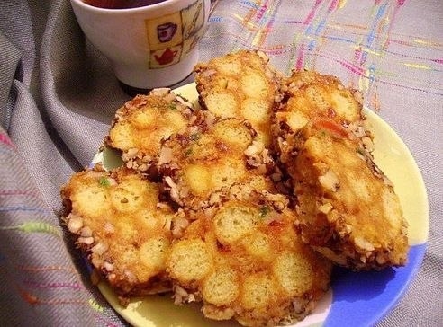 Очень вкусное пирожное из кукурузных палочек Попробуйте и вы!