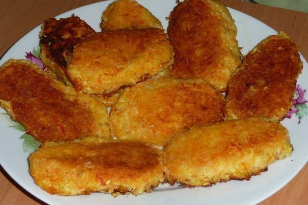 Котлетки "Минимум затрат!" ( с крабовыми палочками)