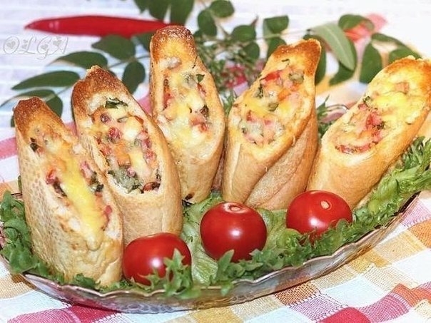 Хлебные стаканчики из багета!