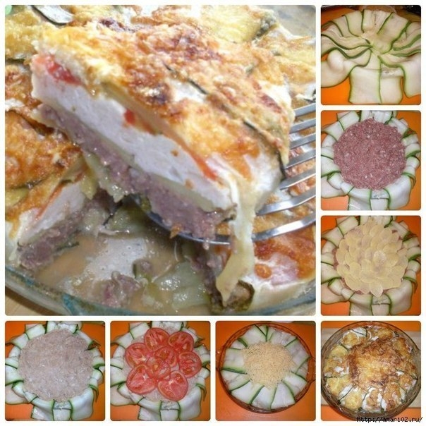 Торт из кабачков с начинкой