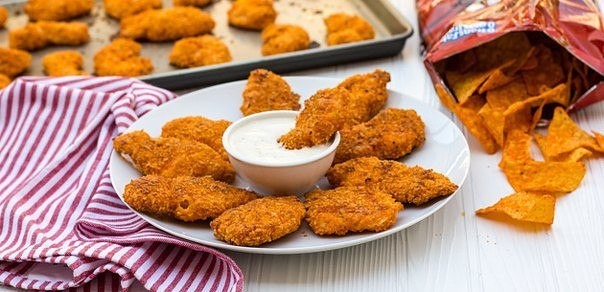Улётная цыпа в чипсиках