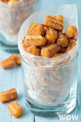 ЧУРРОС С ШОКОЛАДНЫМ СОУСОМ!