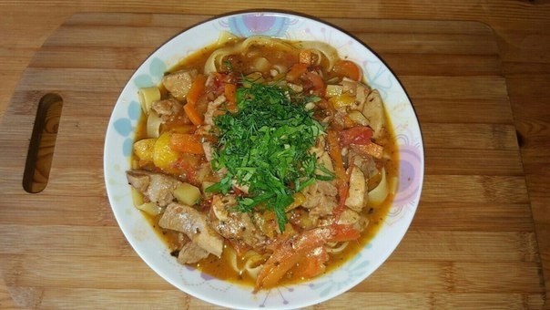 ЛАГМАН С КАРТОФЕЛЕМ
