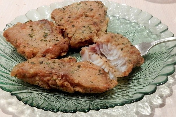 Морской язык в хрустящей корочке.