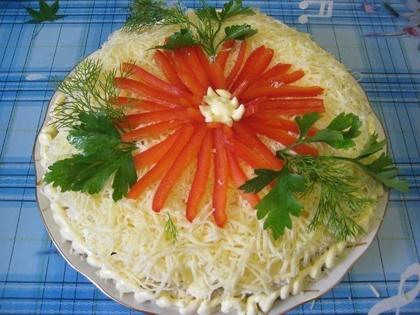Салат "Астры"