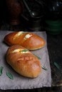 Хлеб с томатами и маскарпоне