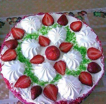 Торт из зефира с грецкими орехами. Ингредиенты: