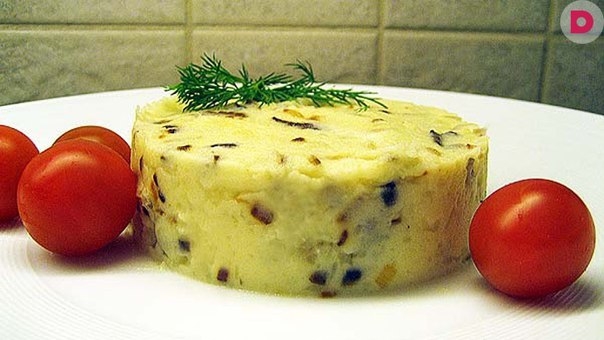 РЕЦЕПТ КАРТОФЕЛЬНОГО ПЮРЕ С ЖАРЕНЫМ ЛУКОМ