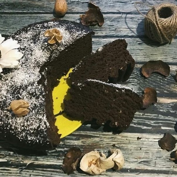 Шоколадный кекс с нотками апельсина