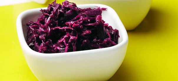 Краснокочанная капуста в красном вине