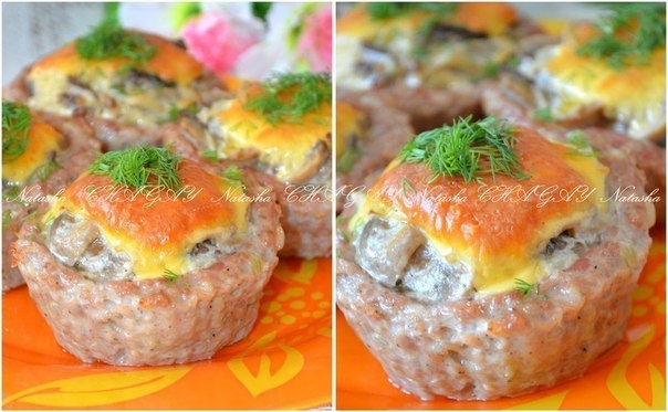 Мясные корзинки с начинкой "жульен" Мясные корзинки с начинкой "жульен"