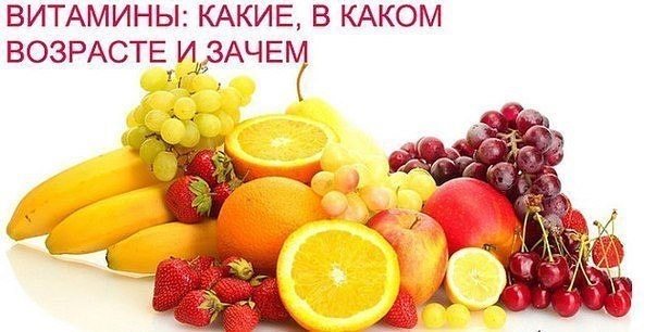 ВИТАМИНЫ: КАКИЕ, В КАКОМ ВОЗРАСТЕ И ЗАЧЕМ.