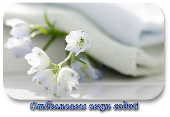 Как просто отбелить вещи при помощи соды?