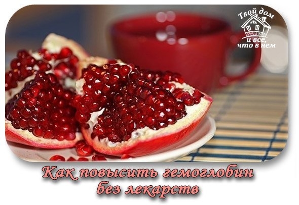 Как повысить гемоглобин без лекарств