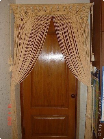 Шторка на дверь + МК