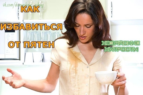 Пятна на одежде и скатерти, на коврах и мягкой мебели появляются довольно часто. Избежать этой непри