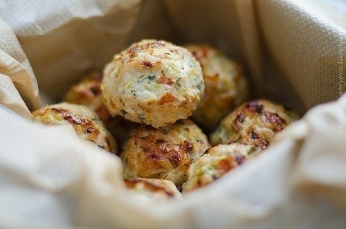 Овощные маффины с курицей низкокалорийные