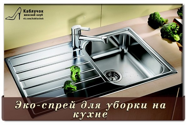 КУХОННАЯ ЭКО-НАХОДКА! Спрей ДЛЯ ЧИСТКИ КУХОННЫХ ПОВЕРХНОСТЕЙ