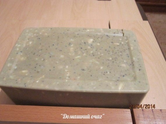 МК. Мыло "Горчичное" для мытья посуды, изготовленное из обмылков.