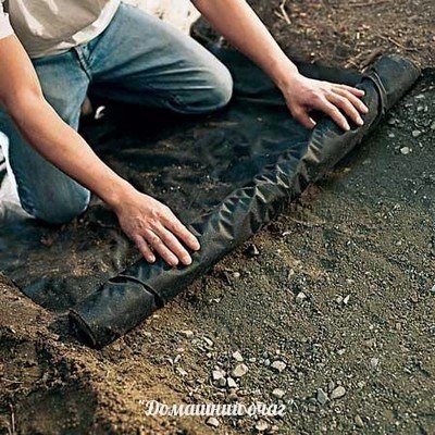 Технология укладки декоративного щебня и мраморной крошки, основные этапы: