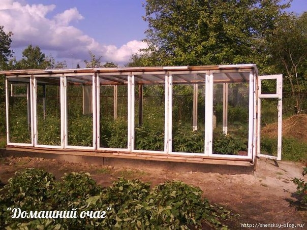 ПАРНИЧОК ИЗ СТАРЫХ ОКОННЫХ РАМ СВОИМИ РУКАМИ