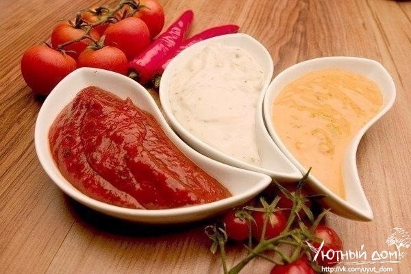 10 ВАРИАНТОВ ДОМАШНИХ СОУСОВ.