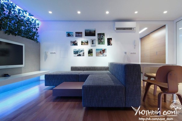 Современный дизайн интерьера квартиры 51 м² от студии RULES