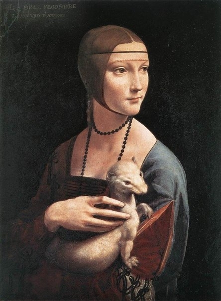 Леонардо да Винчи. Дама с горностаем, 1489&ndash;1490 гг.