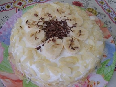 Вкуснейший банановый пирог за полчаса
