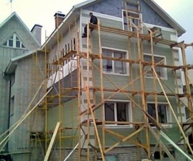 Как штукатурить фасад
