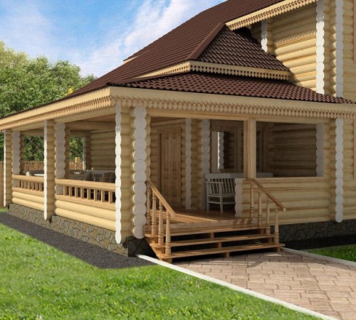 Как правильно построить веранду к деревянному дому: технология возведения