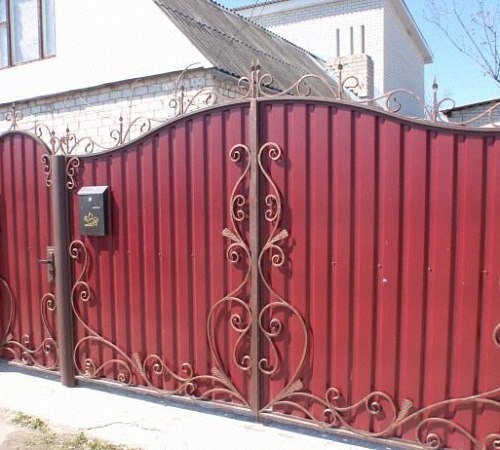 Рекомендации по изготовлению калитки из профнастила