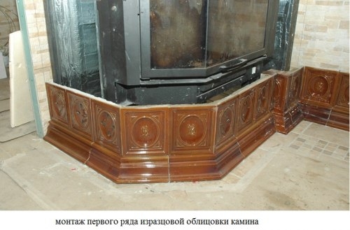 Формовка изразца для печей и каминов
