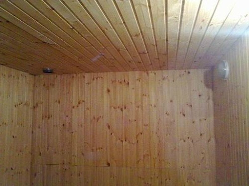 Как обшить парилку в бане