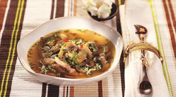 Острый куриный суп Острый куриный суп