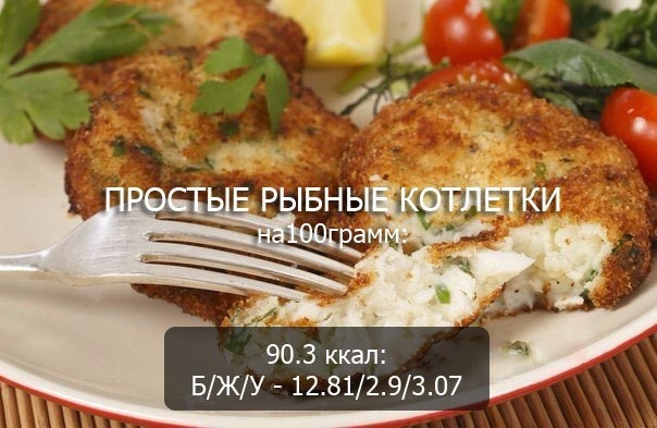 Простые рыбные котлетки Простые рыбные котлетки