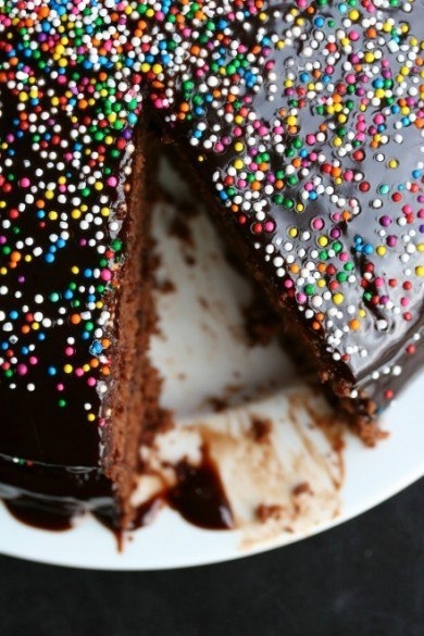 •Шоколадный торт с глазурью•