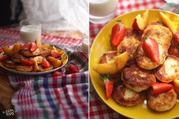 Лимонные сырники на рисовой муке