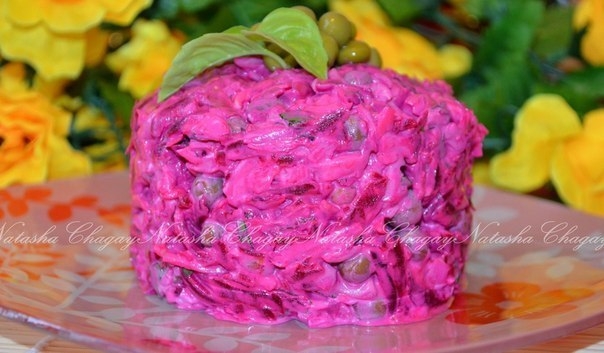 Свекольный салат с сыром и яйцом Свекольный салат с сыром и яйцом