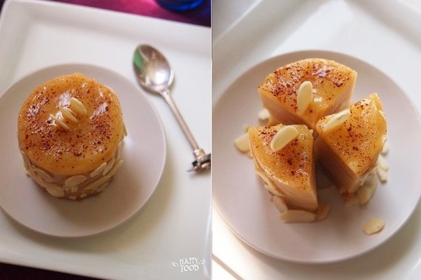 Яблочно-медовое пирожное